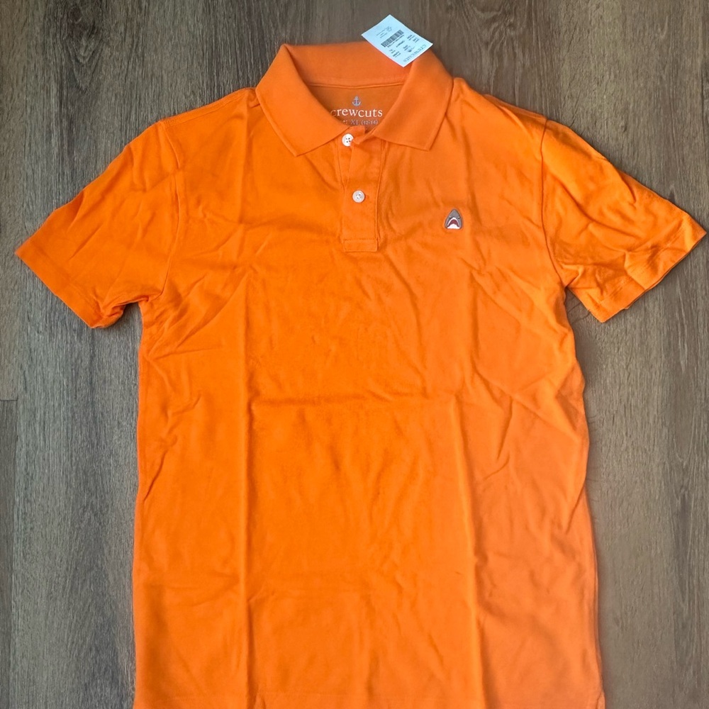 Crewcuts NWT Boys XL (12-14) Orange Polo Shirt